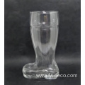 hand blown 1.5l/2l glass beer boot drinking glasses